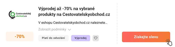 Jak využít slevu Cestovatelskyobchod.cz