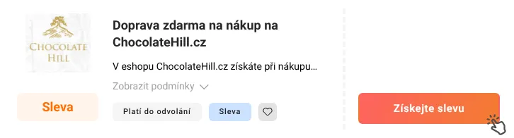 Jak využít slevu Chocolatehill.cz