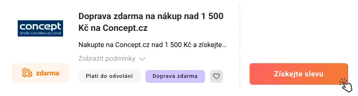 Jak využít slevu Concept.cz