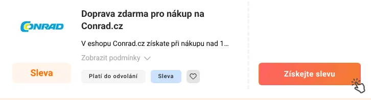 Jak využít slevu Conrad.cz