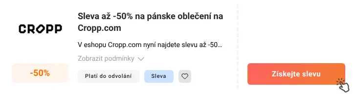 Jak využít slevu Cropp.com