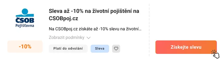 Jak využít slevu CSOBpoj.cz