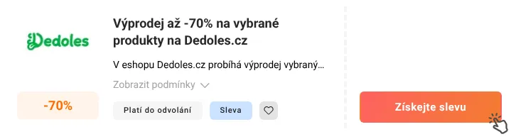 Jak využít slevu Dedoles.cz