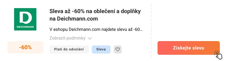 Jak využít slevu Deichmann.com
