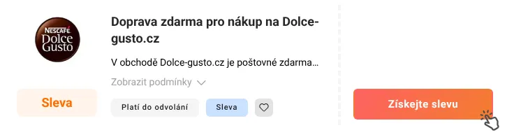 Jak využít slevu Dolce-gusto.cz