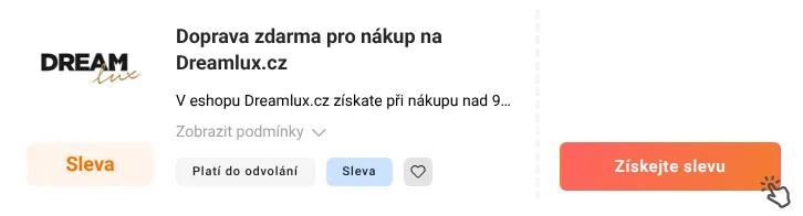 Jak využít slevu Dreamlux.cz