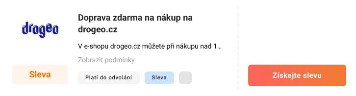 Jak využít slevu Drogeo.cz