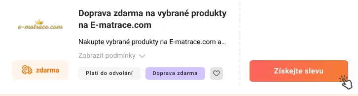 Jak využít slevu E-matrace.com
