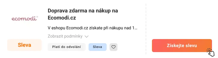Jak využít slevu Ecomodi.cz