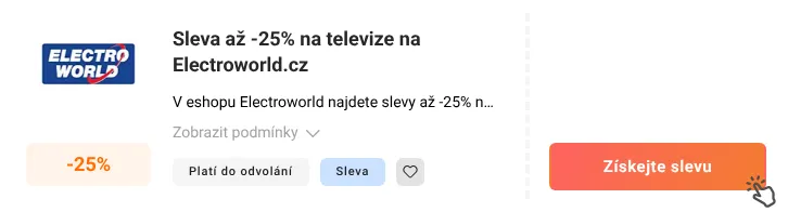 Jak využít slevu Electro World