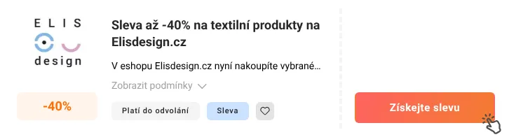 Jak využít slevu Elisdesign.cz