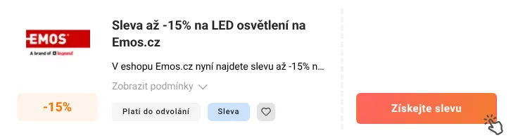 Jak využít slevu Emos.cz