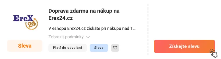 Jak využít slevu Erex24.cz
