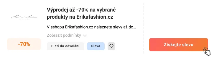 Jak využít slevu Erikafashion.cz