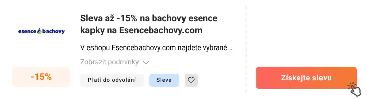 Jak využít slevu Esencebachovy.com