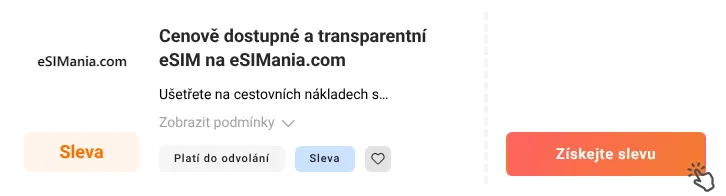 Jak využít slevu eSIMania.com