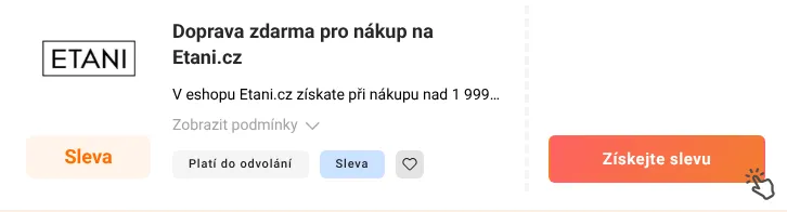 Jak využít slevu Etani.cz