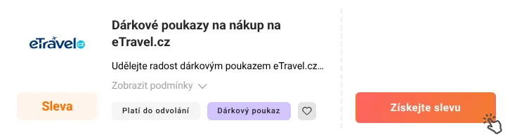 Jak využít slevu eTravel.cz