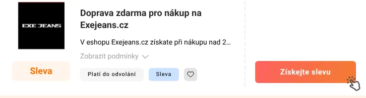 Jak využít slevu Exejeans.cz