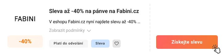 Jak využít slevu Fabini.cz