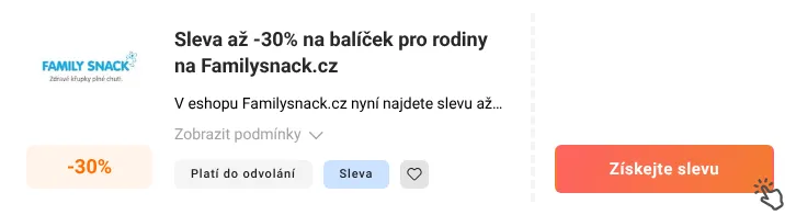 Jak využít slevu Familysnack.cz