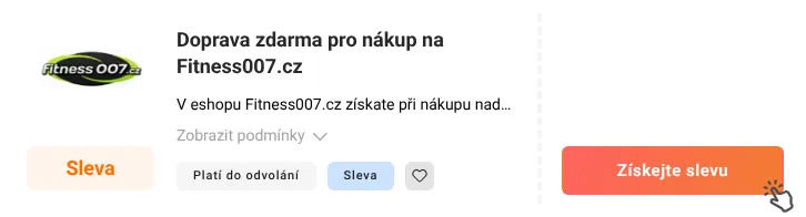 Jak využít slevu Fitness007.cz
