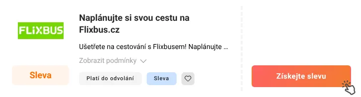 Jak využít slevu Flixbus.cz