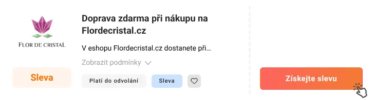 Jak využít slevu Flordecristal.cz