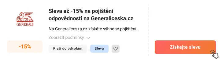Jak využít slevu Generaliceska.cz