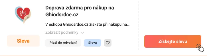 Jak využít slevu Ghiodsrdce.cz
