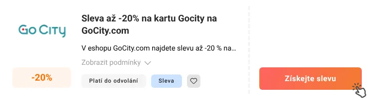 Jak využít slevu GoCity.com