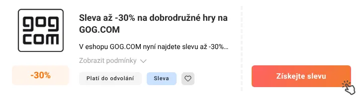 Jak využít slevu GOG.COM