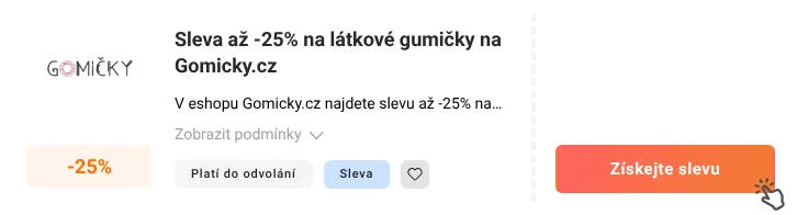 Jak využít slevu Gomicky.cz