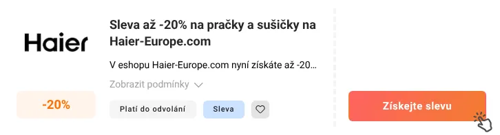 Jak využít slevu Haier-Europe.com