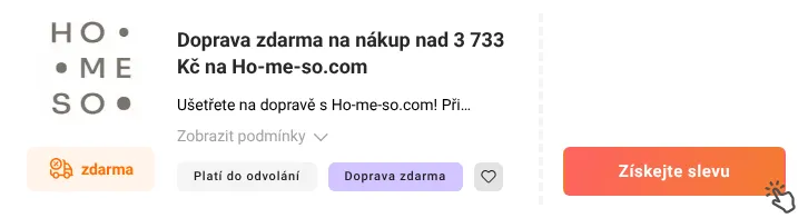 Jak využít slevu Ho-me-so.com