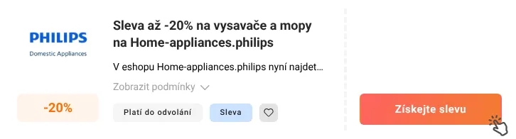 Jak využít slevu Home-appliances.philips