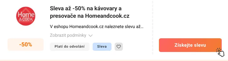 Jak využít slevu Homeandcook.cz