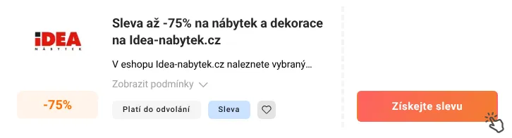 Jak využít slevu Idea-nabytek.cz