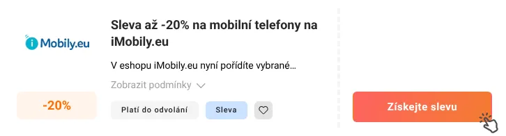 Jak využít slevu iMobily.eu