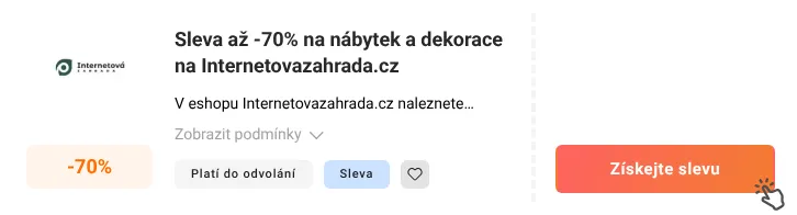 Jak využít slevu Internetovazahrada.cz