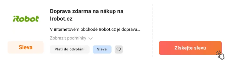 Jak využít slevu Irobot.cz