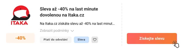 Jak využít slevu Itaka.cz