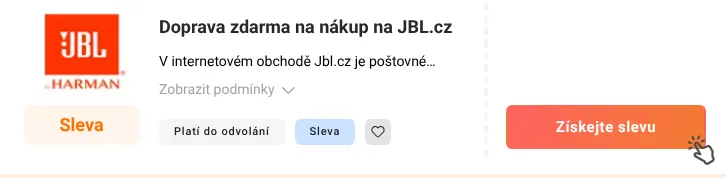 Jak využít slevu JBL.cz