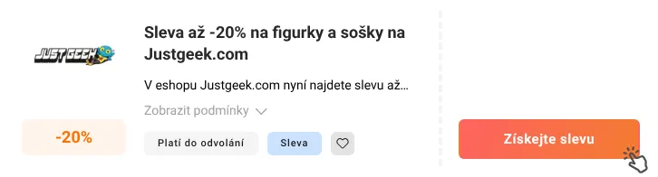 Jak využít slevu Justgeek.com