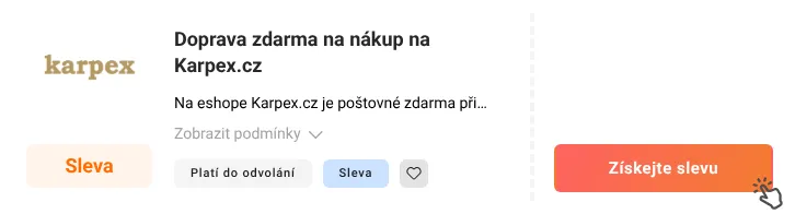 Jak využít slevu Karpex.cz