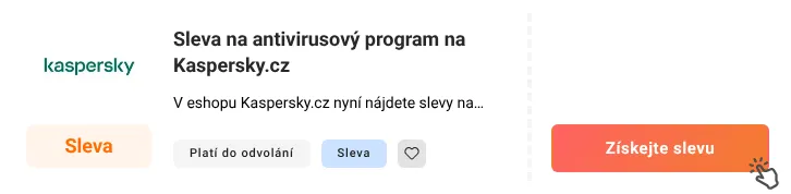 Jak využít slevu Kaspersky.cz