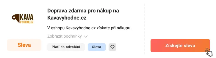 Jak využít slevu Kavavyhodne.cz
