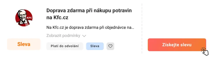 Jak využít slevu Kfc.cz