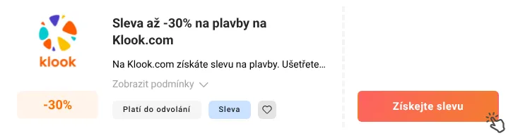 Jak využít slevu Klook.com