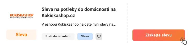 Jak využít slevu Kokiskashop